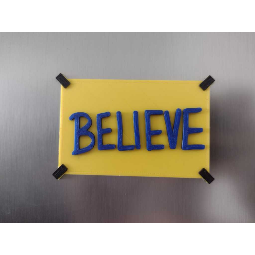 Imã de geladeira 3D Coleção Ted Lasso Believe Roy Kent AFC Richmond