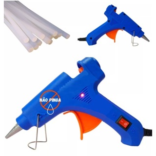 Pistola de Cola Quente Profissional Para Artesanato e Reparos 20w Bivolt em Oferta na Shopee