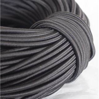 50m Corda Elástica 4mm Bagageiro Extensor Trançada Preta Exercícios Resistente Lona em Oferta na Shopee