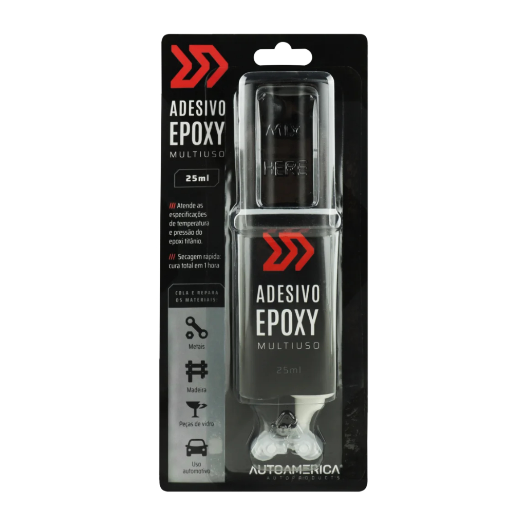 Super Cola Epoxy Multiuso Secagem Rápida Autoamerica 25ml