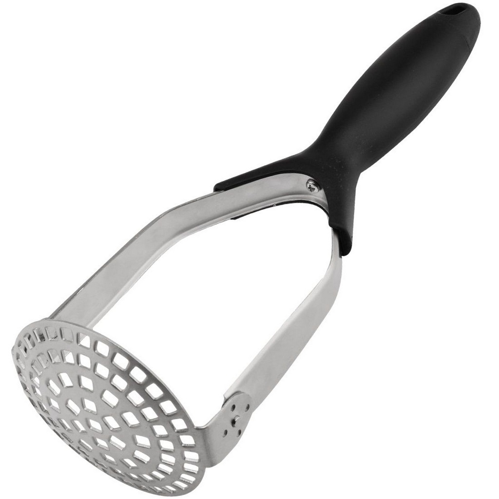 Amassador Espremedor De Batatas E Legumes dobravel Em Inox