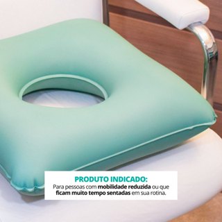 Assento coccix - Almofada Com orifício 2 em 1 água inflável em Oferta na Shopee