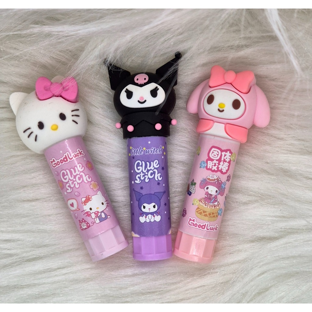 Cola bastão, Hello kitty, Kuromi ou My Melody - Sanrio em Oferta na Shopee
