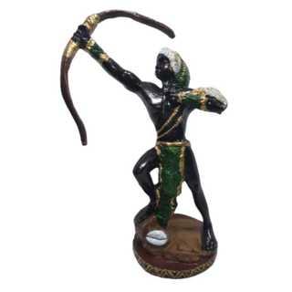 Oxóssi Orixá 17cm imagem de Oxóssi Orixá de Resina umbanda altar decoração em Oferta na Shopee