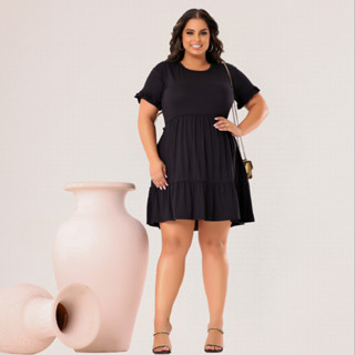 Vestidos Plus Size Moda Feminina Tamanho Maior