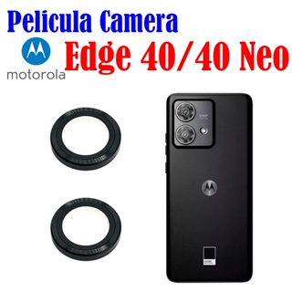 KIT(2 PCs)Película De Câmera LISO P/Motorola Edge 40/Edge 40 Neo Protetor Da Lentes com Anel De Metal em Oferta na Shopee