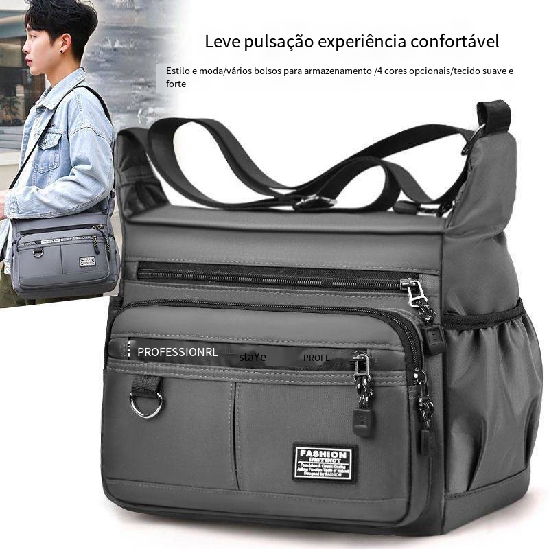 Sling Bag Homens À Prova D'água Beg Silang Lelaki Saco De Corpo Cruzado Ombro Para Mensageiro
