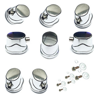 Kit de Canoas Tipo Gota para Tons, Caixa, Surdo de Bateria - 8 Peças