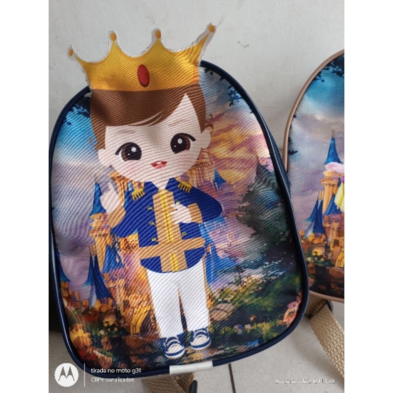 Mochila transparente personalizada 3D infantil transparente