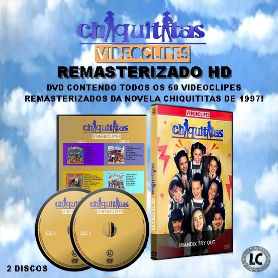 DVD CHIQUITITAS VIDEOCLIPES REMASTERIZADOS