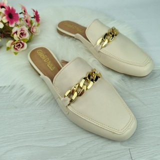 Mule Feminino Bico Quadrado Com Corrente QE Ref. 4203