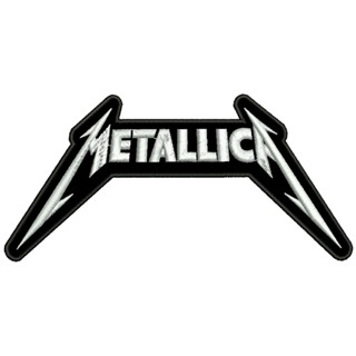 Patch Bordado Banda Metallica Logo (Rock, Metal, Thrash). em Oferta na Shopee