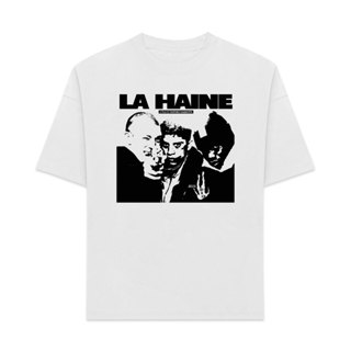 Camiseta Noire La Haine Cover - Streetwear Premium Oversized Fio 30.1 em Oferta na Shopee