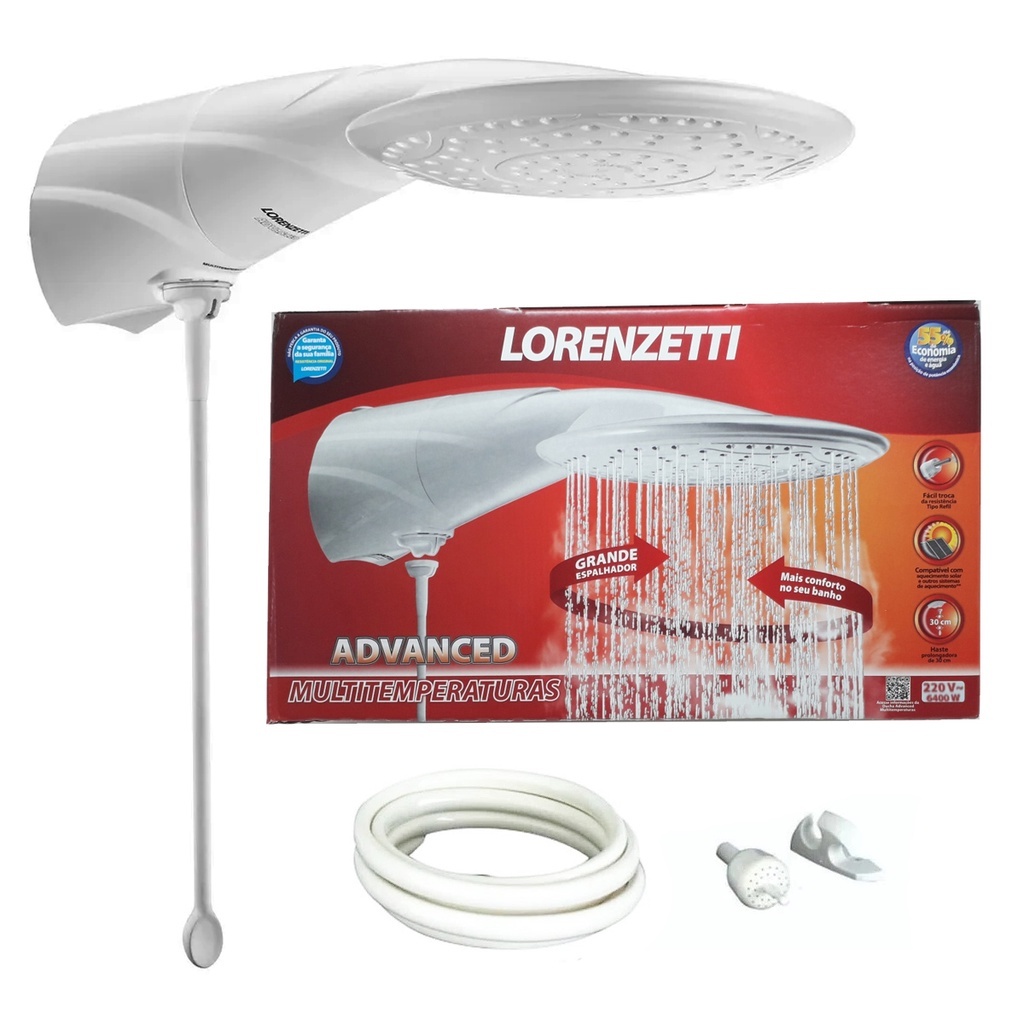 Ducha Lorenzetti Advanced Multitemperaturas 220v: Onde Comprar | BuscaProdutos