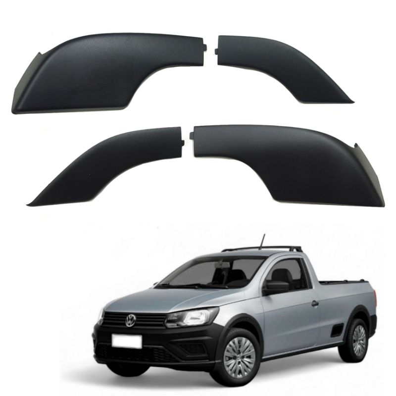 Kit Tampa Rack Traseiro Saveiro Robust G7 G8 2017 2018 2019 2020 2021 2022 2023 Original