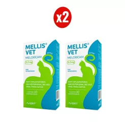 Kit 2 Mellis Vet 0,2mg 10 Comprimidos para Gatos Avert