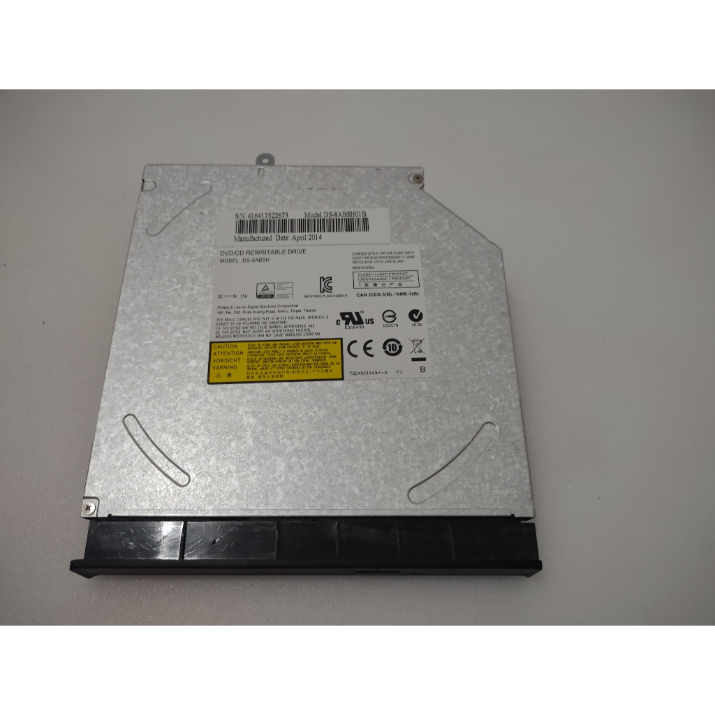 Unidade Dvd rw Notebook Modelo Ds-8absh e Positivo Union C1000