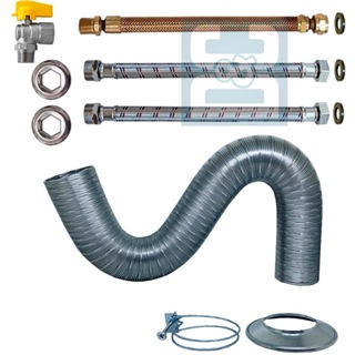 Kit Instalação do Aquecedor A Gás Lorenzetti 7 Litros Lz750bp 90mm em Oferta na Shopee
