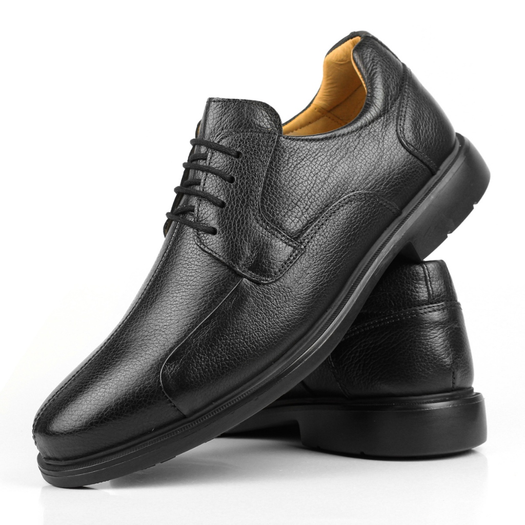 Sapato Conforto Masculino em Couro Legitimo sola de eva QUEIMA DE ESTOQUE