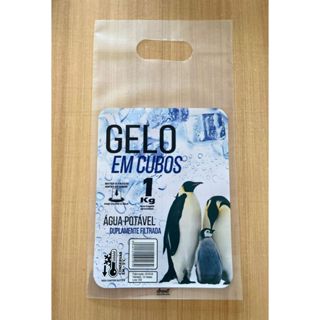 Saco Para Gelo em Cubo Universal 1KG c/Alça 500unid em Oferta na Shopee