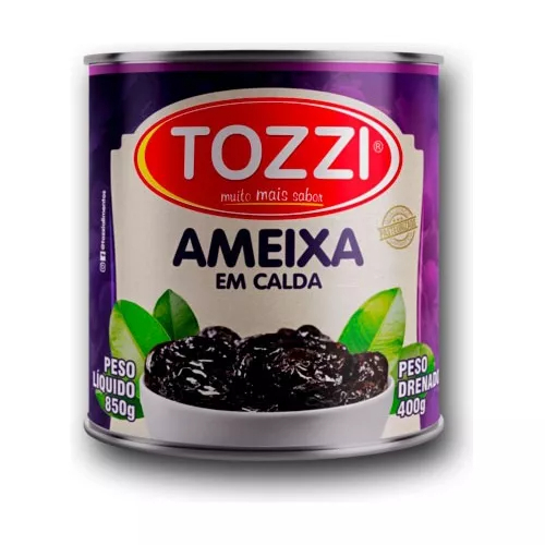 Ameixa Em Calda Com Caroço Tozzi Lata 400g