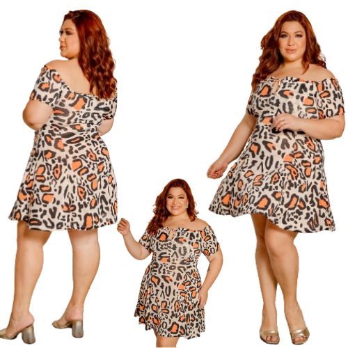 Vestido Verão bonequinha Moda Feminina/Casual 15