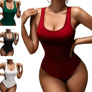 Body Feminino Blusa regata Decotado Alça Larga