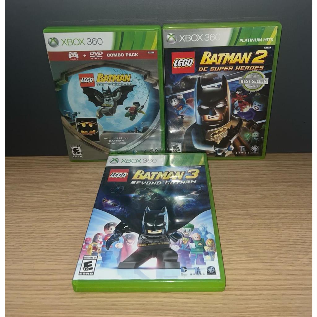 XBOX 360 JOGOS Batman Lego The Videogame + Dc Super Heroes + Beyond Gotham