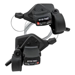 Kit Par De Alavanca 27v Passador Marcha Cambio 3x9v Gts Tec Rapid Fire