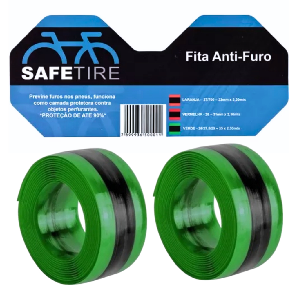 Par Fita Anti Furo Pneu Safetire Bike Mtb Aro 26 27.5 29 35mm em Oferta na Shopee