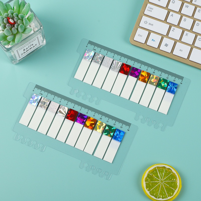 Kit 2 /4/6 Blocos Nota Adesiva de laser fofos lindos material escolar em Oferta na Shopee