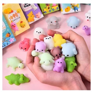 Kit 20 Squishy Bichinho Mochi Macio De Apertar super fofo em Oferta na Shopee