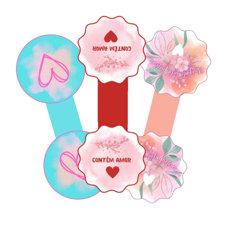 Adesivo Lacre Fecha Sacola-300 Etiquetas em Oferta na Shopee