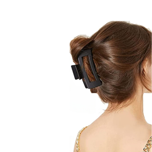 Presilha de Cabelo Tubarão Retangular - Aperto Clipe em Oferta na Shopee