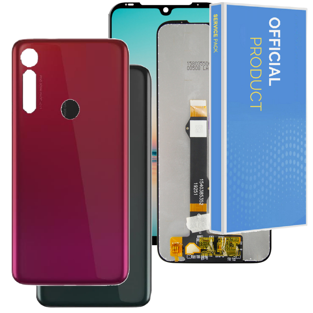 Kit Tela Display Frontal Completa + Tampa Compatível Moto G8 Play Xt2015 + 1 Ano Garantia!