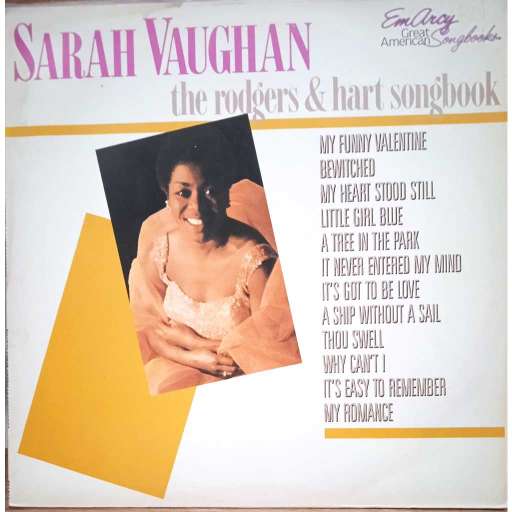 LP Sarah Vaughan – The Rodgers & Hart Songbook - excelente (012)