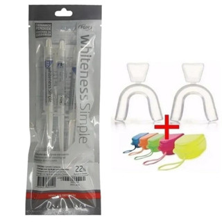 Kit Whiteness Simple 22% 3 Unidades + Moldeira Estojo