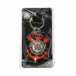 Chaveiro do time do Corinthians oficial e licenciado escudo e camisa
