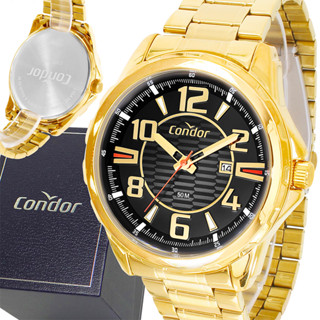 Relógio Masculino Dourado Condor Original Com Garantia