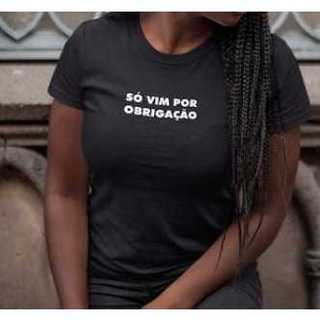 Camisa Feminina Manga - Blusa Feminina Estilosa - T-shirt Frase Criativa Da Moda - Vista-se com Estilo e Conforto: Camisetas Femininas Exclusivas