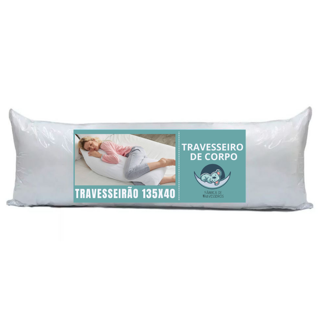 Travesseiro De Corpo Body Pillow 40cm X 1,30m xuxão