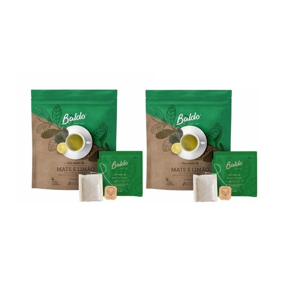 2 Chá Mate E Limão Infusão Baldo