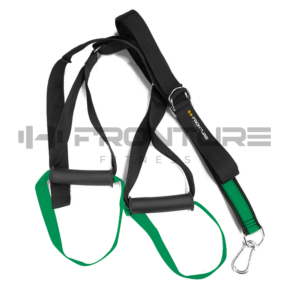 Fita De Treinamento Suspenso Funcional Verde Pilates Trx Suspensão para Alongamento Fortalecimento