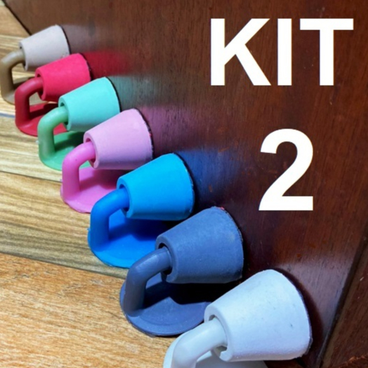 KIT 2 Prendedor Segurador de Porta Peso de Porta Prático