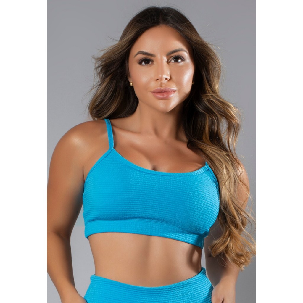 Top Fitness Academia Alto Relevo S/ Bojo Tirinha Neon Promoção Alta Compressão em Oferta na Shopee