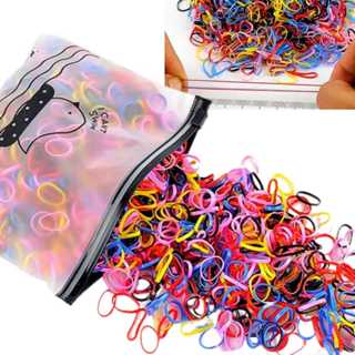 Pacote Elastiquinho Colorido Elástico Cabelo Infantil 400uni em Oferta na Shopee