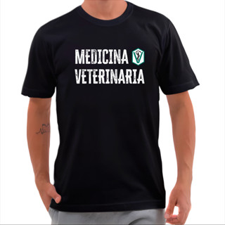 Camisa Medicina Veterinaria Camiseta Veterinaria 100% Algodão Faculdade Veterinária