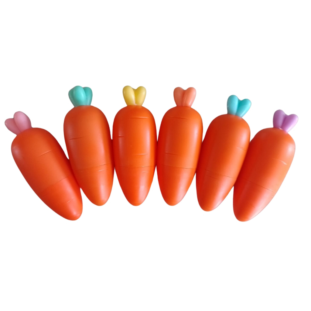 6 Marca Texto Cenoura Mini Páscoa Papelaria Escolar