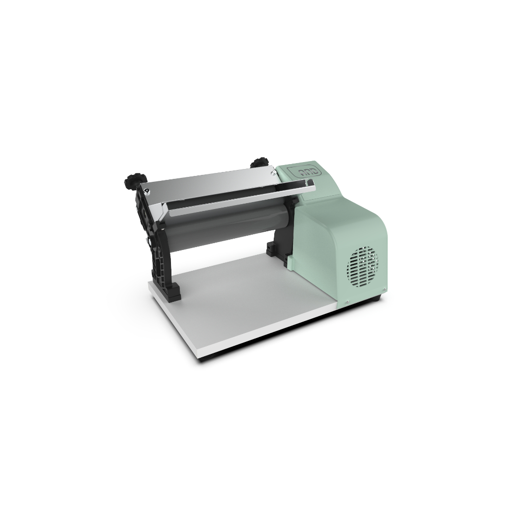 Cilindro laminadora elétrica 28cm antiaderente de massas pasta americana biscuit verde