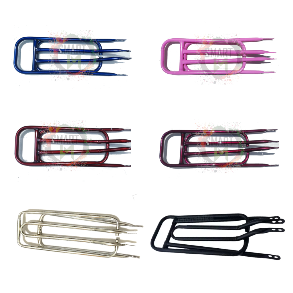 Bagageiro Reto Garupa Ralador Tubao Bicicleta Bike Motorizada Mobilete Bmx Mtb